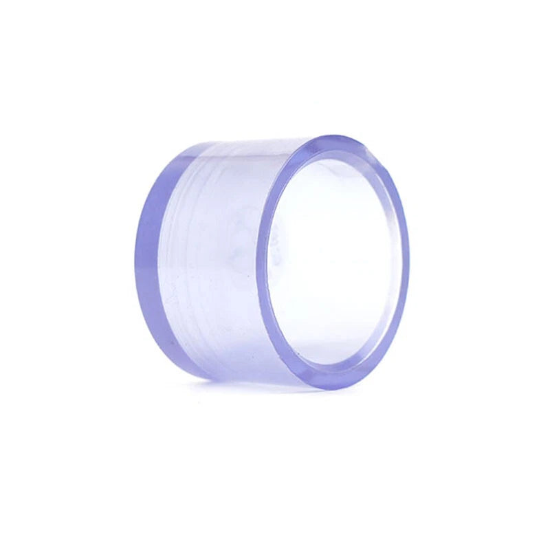 PVC Clear Pipe End Cap φ20mm~φ90mm Water Pipe Plug Cover Supply Pipe Fittings