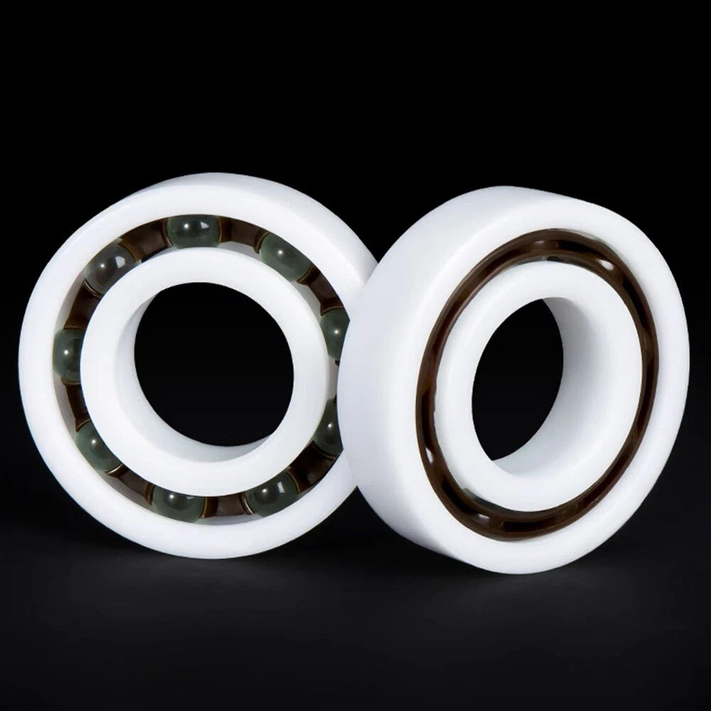 POM Plastic Bearing Glass Ball Miniature Deep Groove Ball Bearings Various Sizes