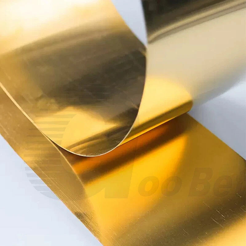Brass Sheet Roll 0.1mm Thick Metal Foil Strip 10-300mm Width 500mm 1000mm Length