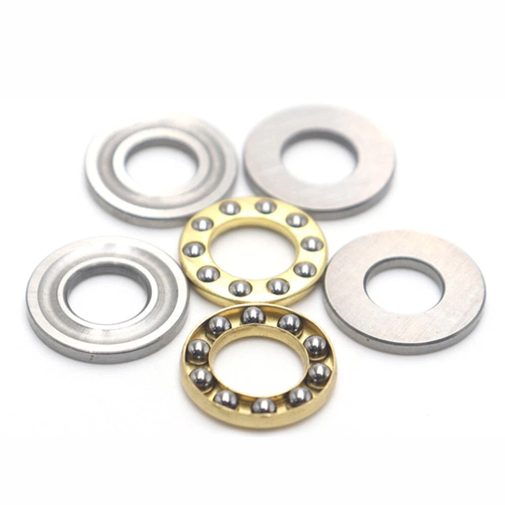 3mm - 10mm Bore Miniature Plane Thrust Ball Bearings with Grooved F3-8 to F10-18