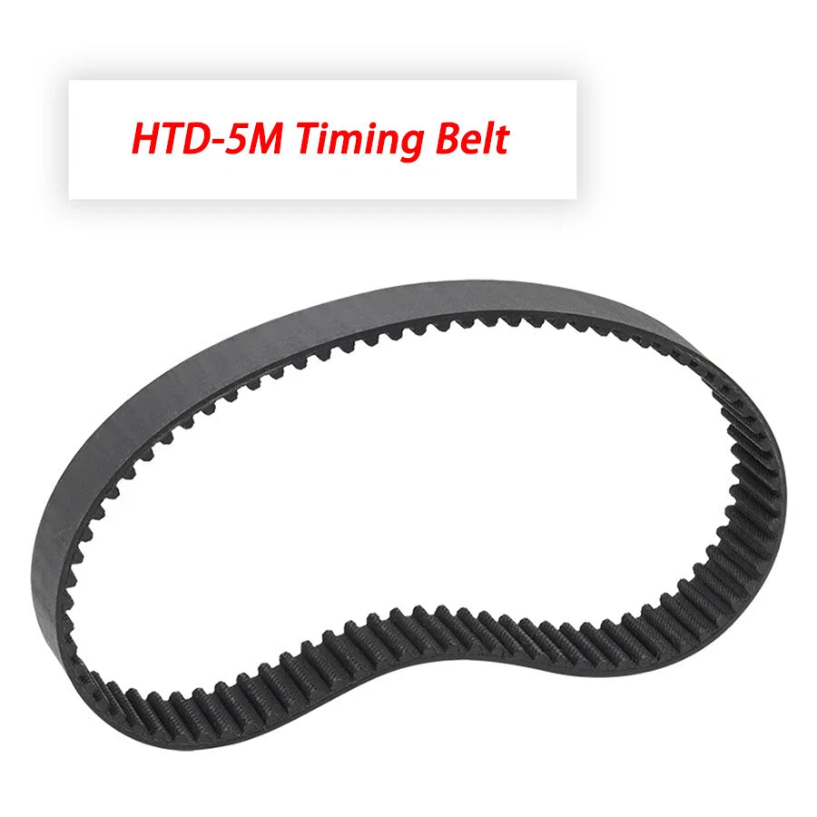HTD 5M Timing Belt 20mm Wide Closed Loop — 175mm to 3770mm | Rubber Drive Belt for CNC, 3D Printer & Pulley Systems