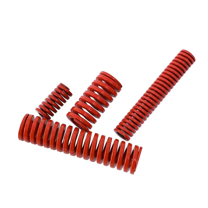 Heavy Load Duty Compression Die Spring OD 8-50mm ID 4-25mm Long 15-450mm Red
