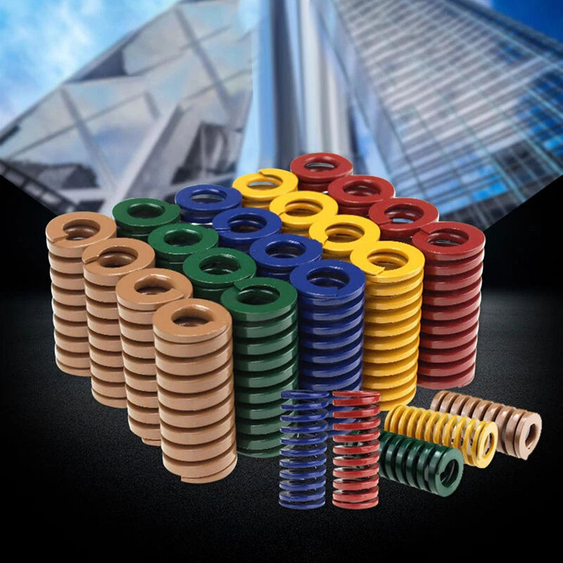 Heavy Load Duty Die Spring Rectangular Compression Spring OD 8mm-10mm L 20-80mm