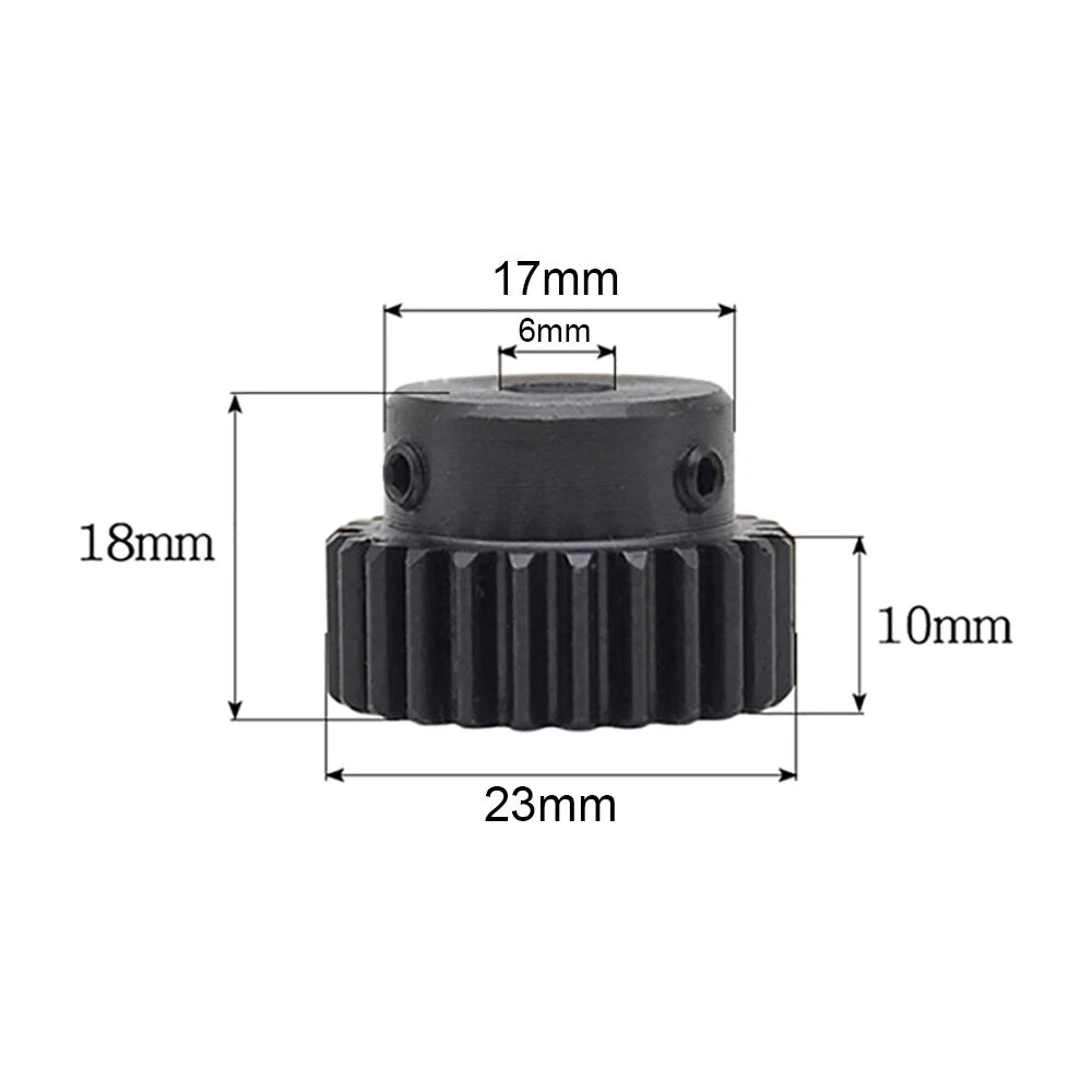 1 Mod 21 Teeth Spur Gears (45# Steel) Transmission Motor Gear Bore 6/6.35/8mm