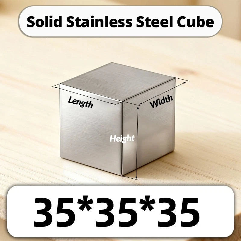 Solid 304 Stainless Steel Block Plate 20mm 25mm 30mm 35mm - 120mm Grade 304 GS