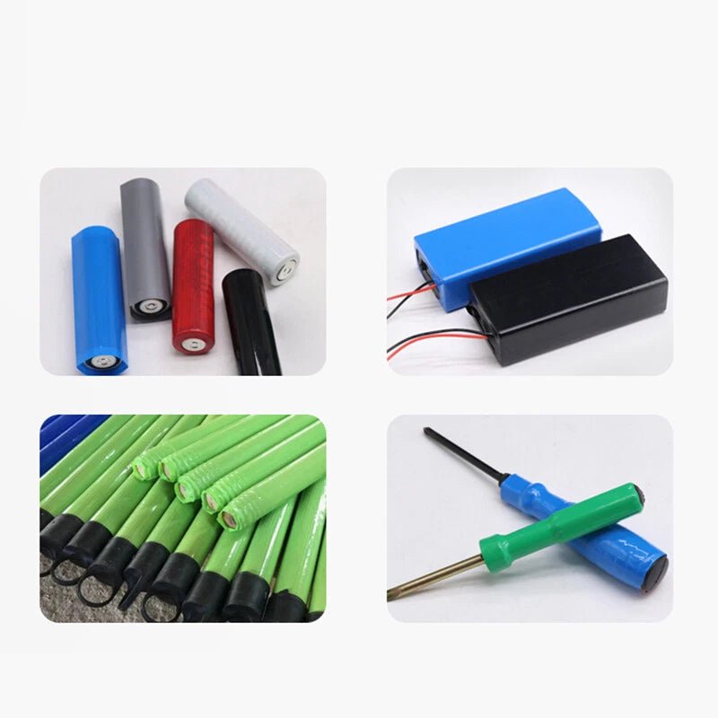 PVC Heat Shrink Tubing Wrap Sleeving — Flat Width 31mm to 45mm, 14 Colors - HomeDIYer