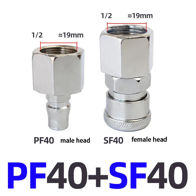 C-Type Self-Locking Air Line Quick Release Fittings — Hose Compressor Connectors