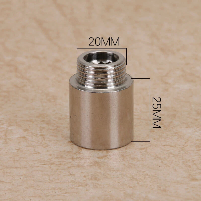 201 Stainless Steel BSP Extension Connector Pipe Fitting – Male to Female Adapter