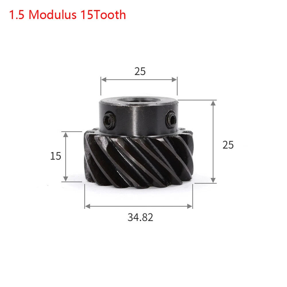 1.5/2 Modulus Helical Gears With Step/Keyway Left Spiral Motor Transmission Gear