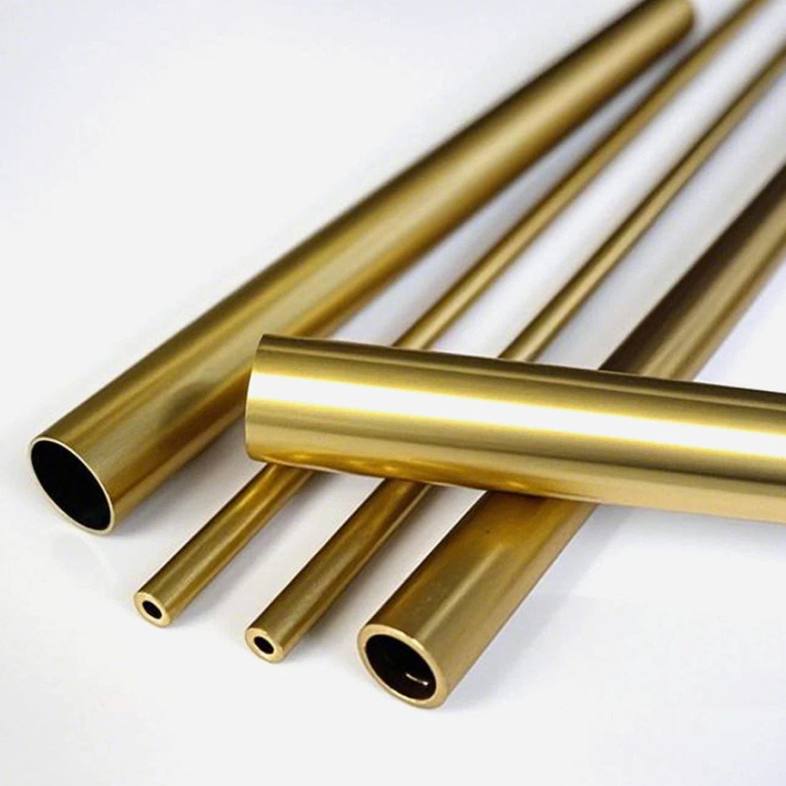 H59 Brass Round Tube 13–40mm OD × 500mm | Hollow Brass Pipe Tubing