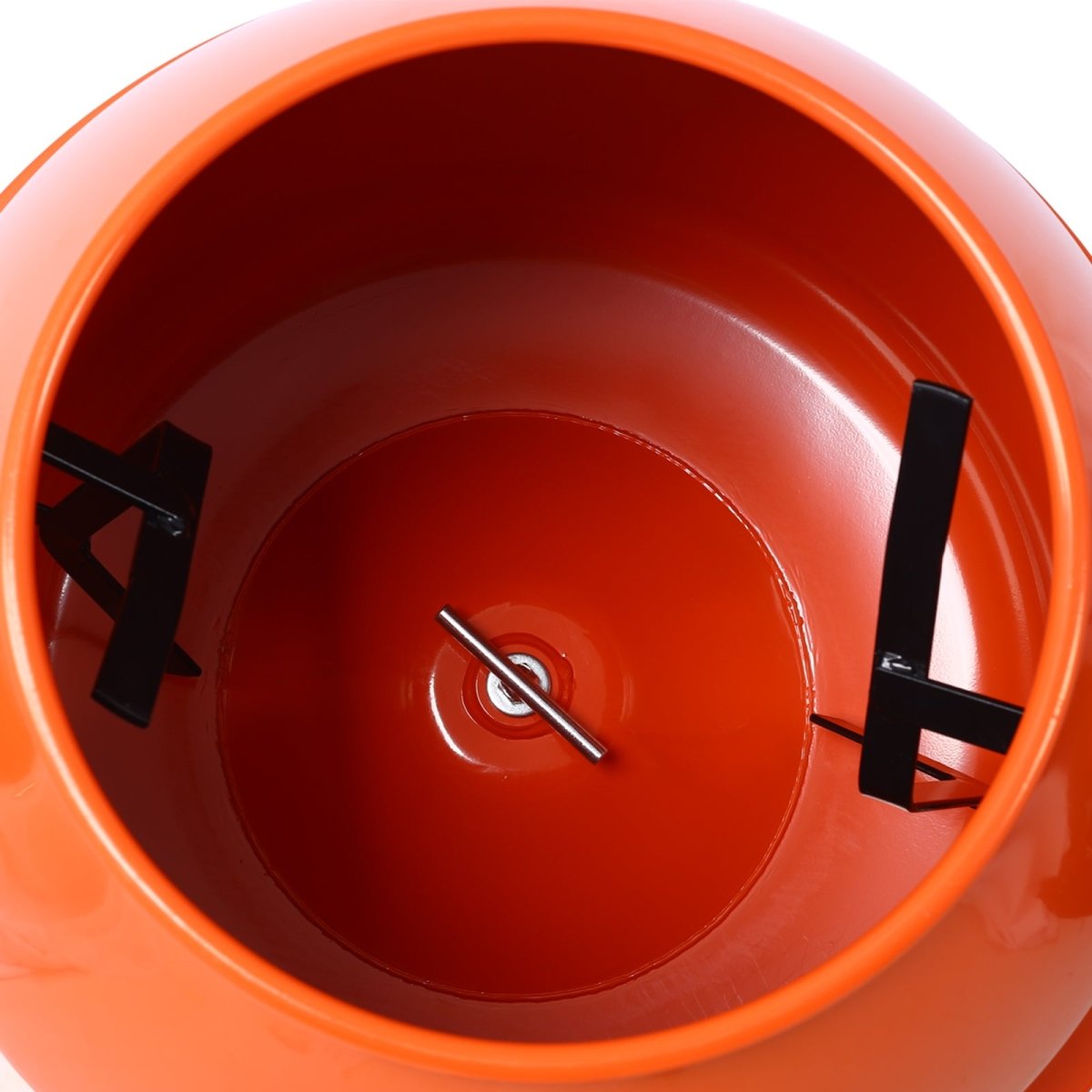 370W Portable Electric Concrete Mixer Cement Mixing Barrow Machine Mixing Mortar Handle with Wheel (4.6 cu/ft.) - HomeDIYer