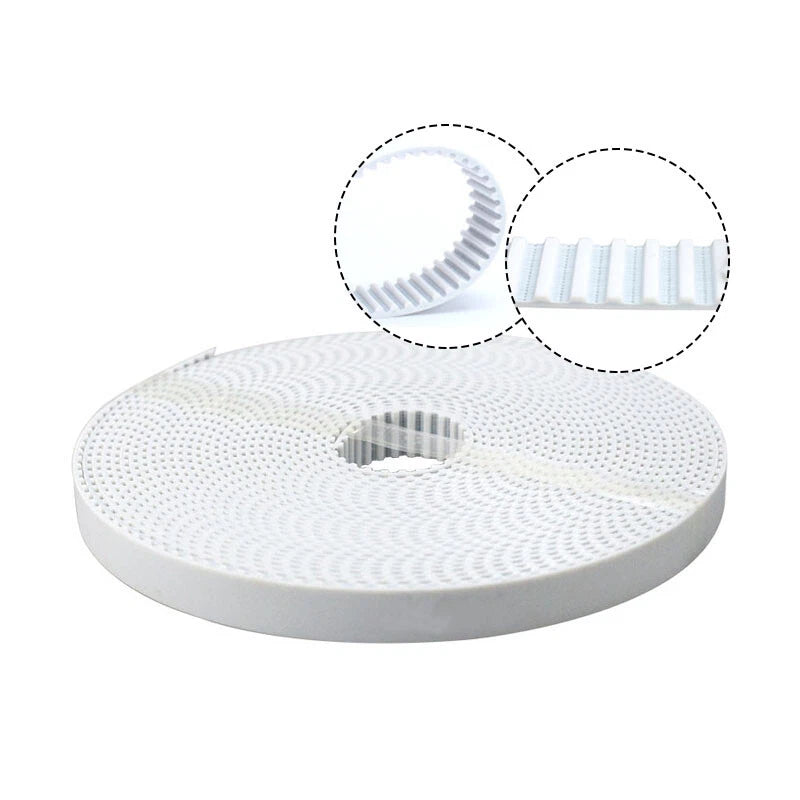 T5 AT5 Open Ended Timing Belt – PU Polyurethane, 5mm Pitch, 10–40mm Wide, Cut to Length