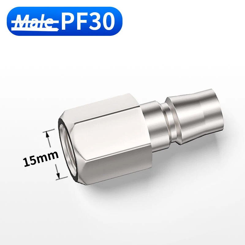 Air Compressor Quick Release Coupler — Plastic & Steel, All Models (1/4" to 1/2")