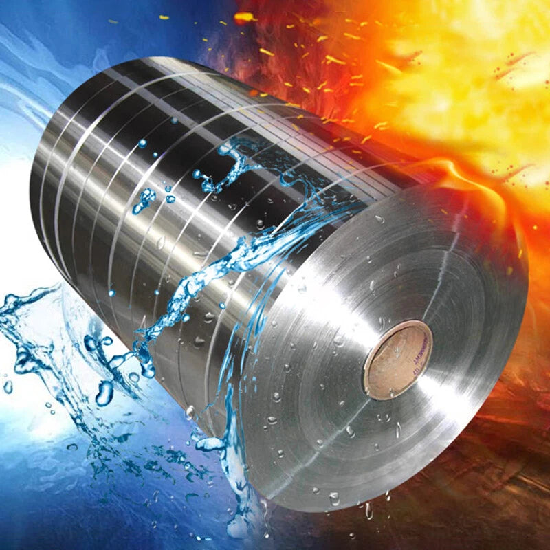 304 Stainless Steel Thin Plate Band Foil Sheet 0.05mm - 1mm Metal Strip Roll
