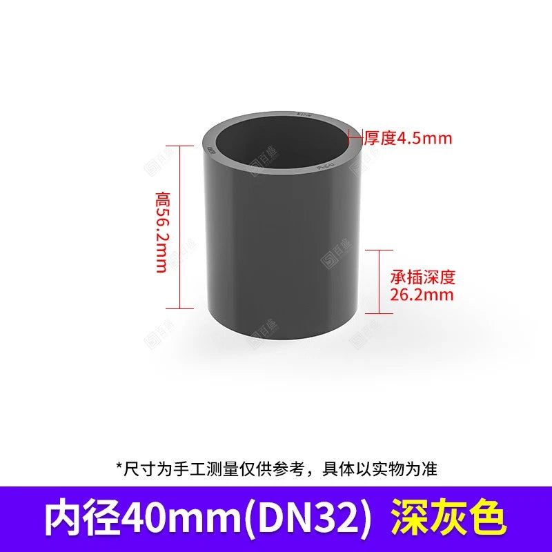 PVC Plumbing Fittings 45° Elbow-Straight-Tee Pipe Connector Solvent Weld