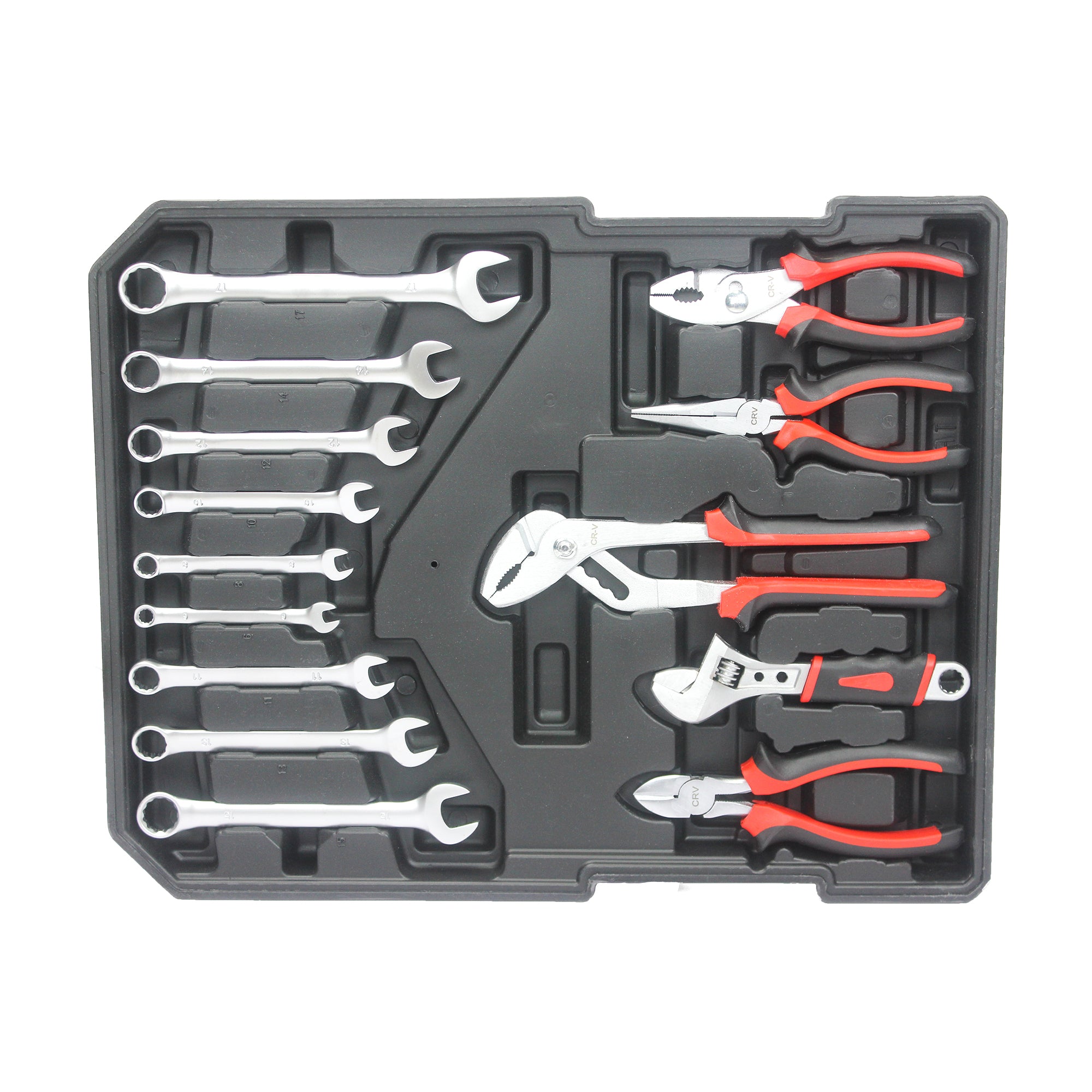 899pcs Home Repair Tool Set Kit, Toolbox Storage Case with 4 Drawers, General Household Tool Kit with Rolling Tool Box, Tool Set Kit for Maintenance, Garden, Homeowner, Handyman -Black