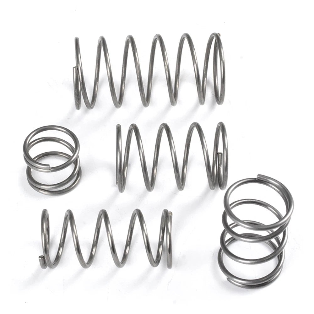 Stainless Steel Compression Spring, 1.6mm Wire, 10mm-50mm Length, Spiral Spring