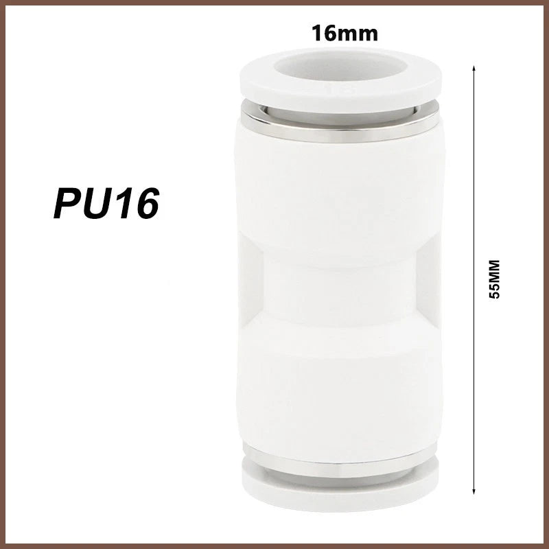 Pneumatic Push Fit Connectors Air Hose Speed Push In Fittings PU PE PY PG PEG