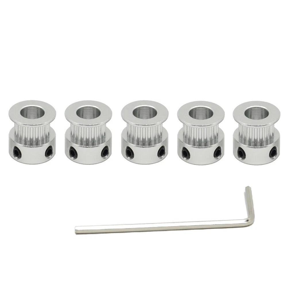 2GT Timing Pulley Synchronous Wheel 14-30 Teeth 6/10mm Belt 4mm-15mm Bore for 3D