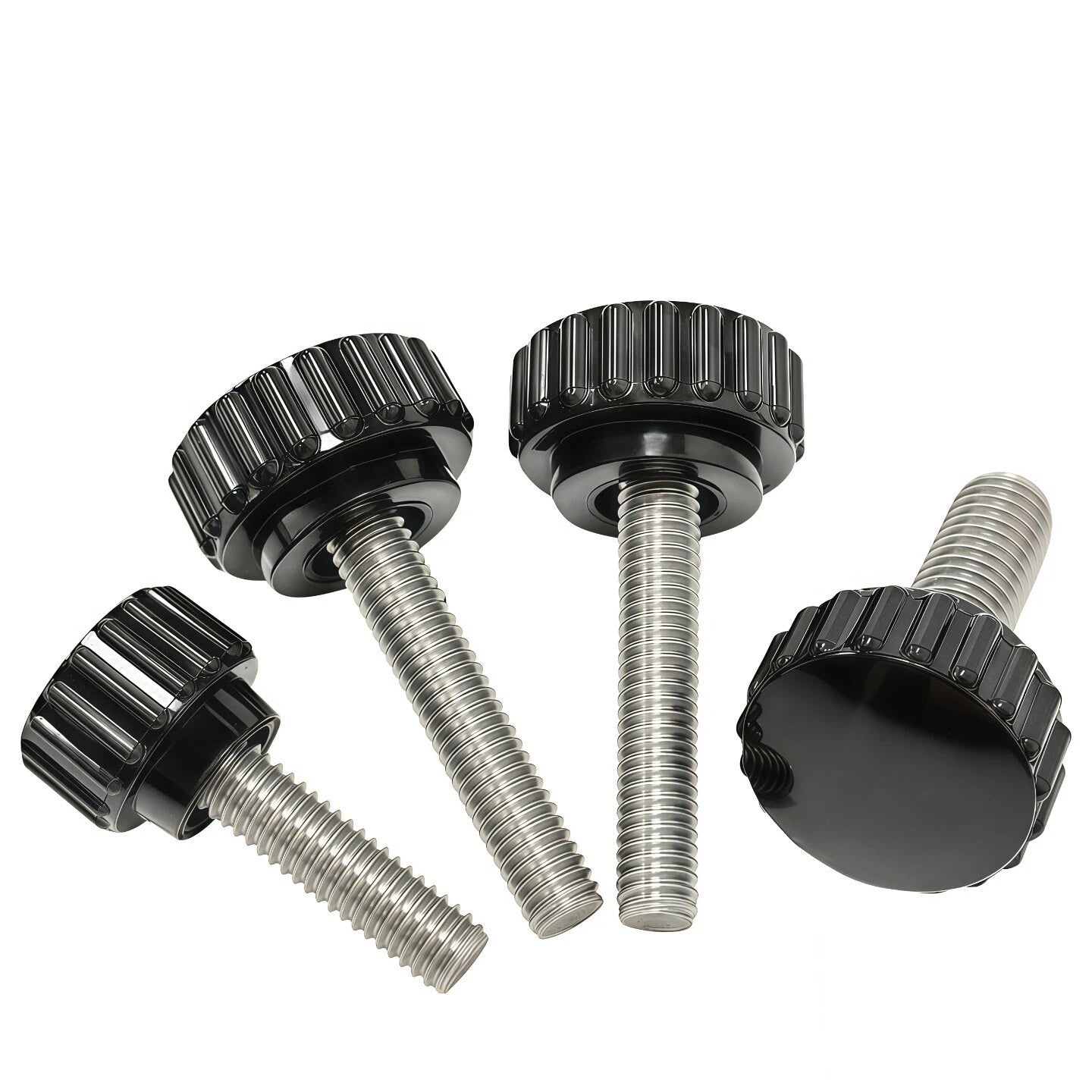 M3-M8 A2/304 Stainless Steel Plastic Knob Thumb Screws Hand Twist DIY Machinery