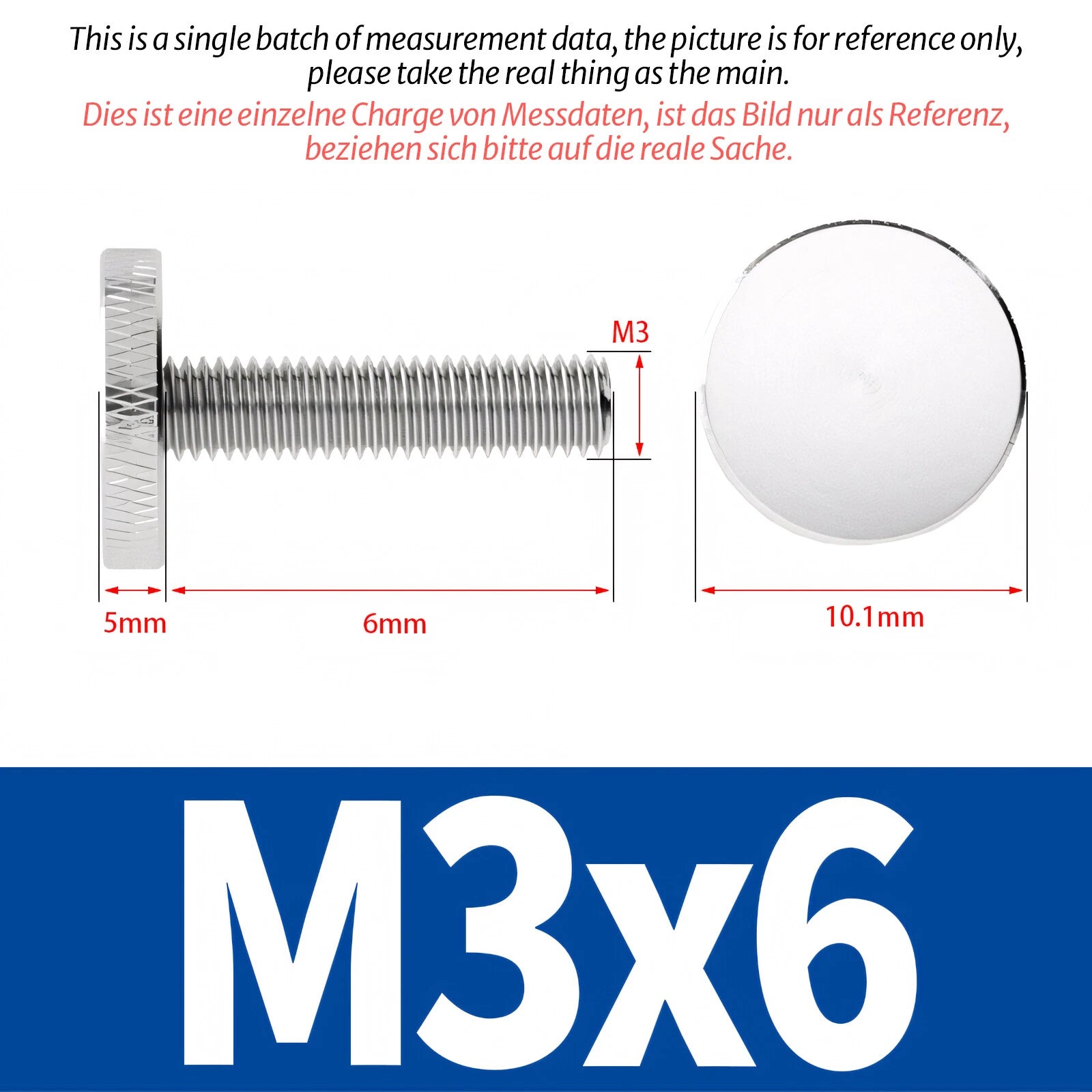 Knurled Thumb Screws with Large Flat Head — A2 Stainless Steel & Galvanized, M3 to M10
