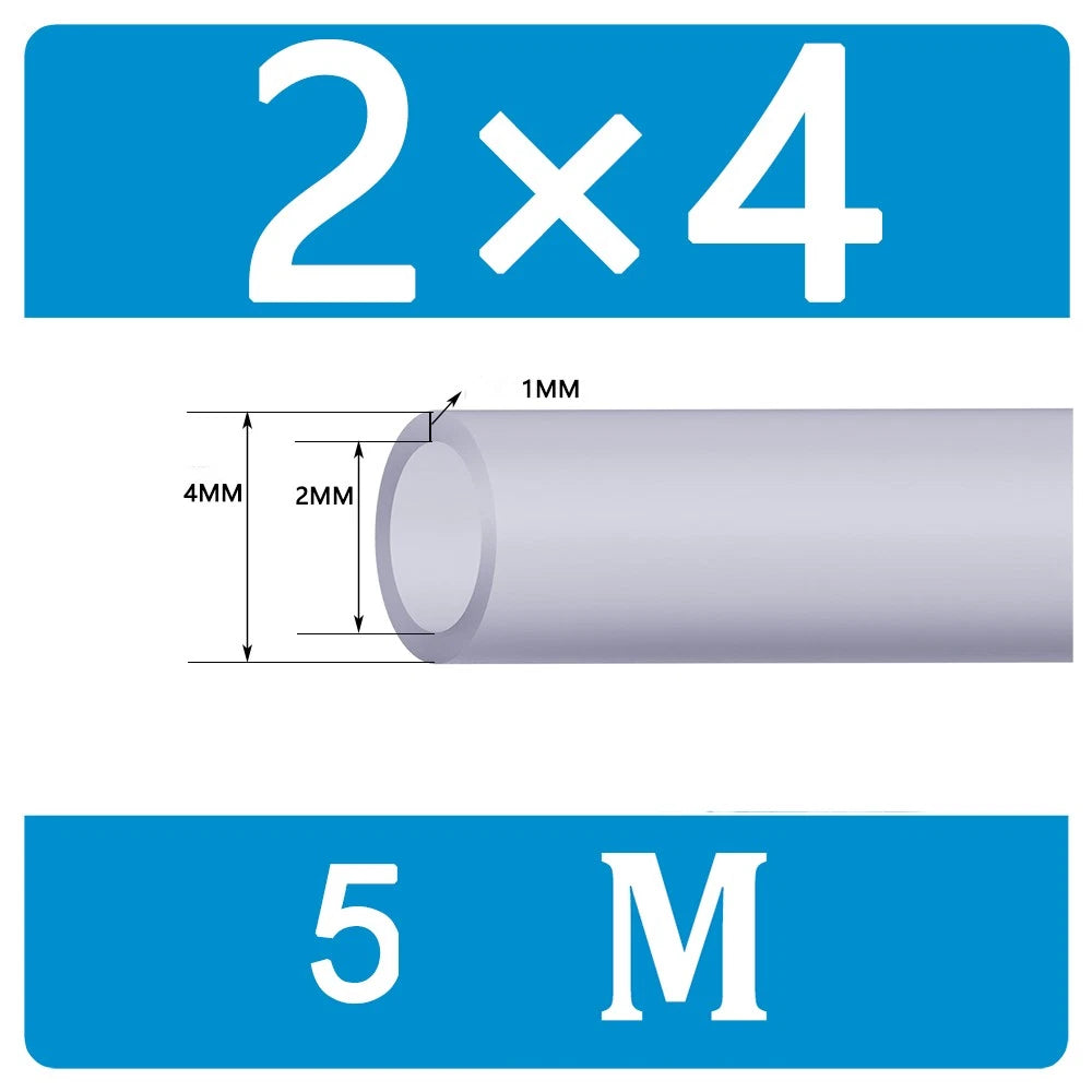 Food Grade Clear Translucent Silicone Tube Heat Resistant Hose Pipe Soft Rubber