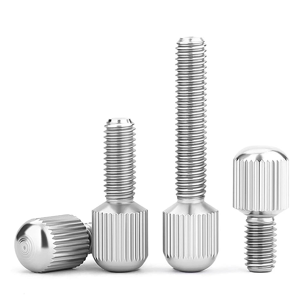 Knurled Thumb Screws – 304 Stainless Steel Small Head Thumbscrew Bolts M2–M8