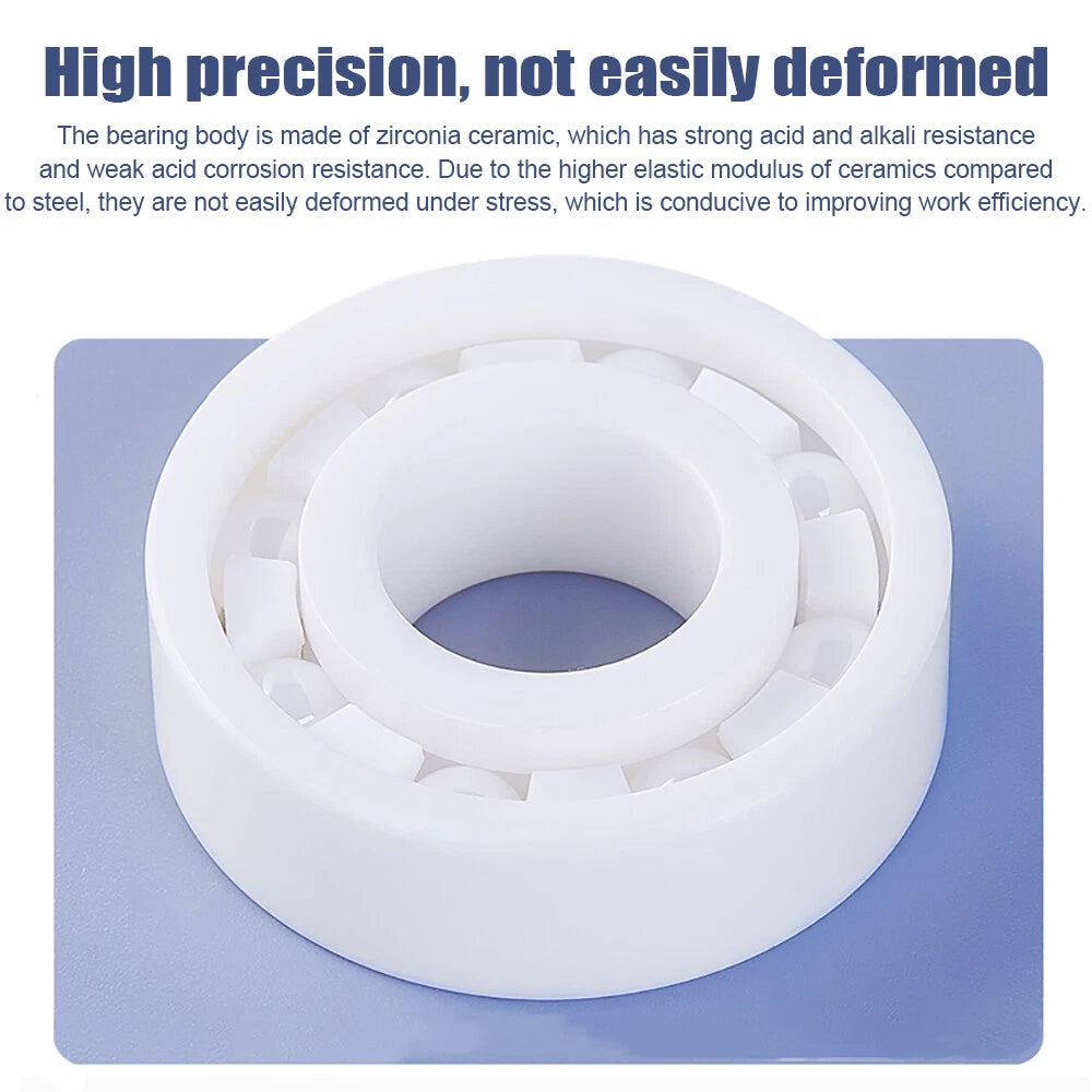 ZrO2 Zirconia Full Ceramic Ball Bearing Miniature Bearings Various Sizes