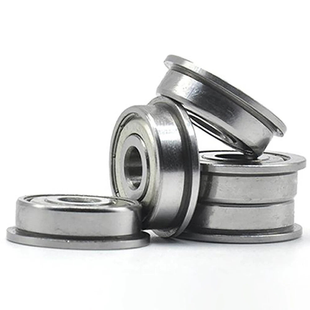 F6000 to F6010 RS or ZZ Bearing Steel Micro Double Shielded Flange Ball Bearings