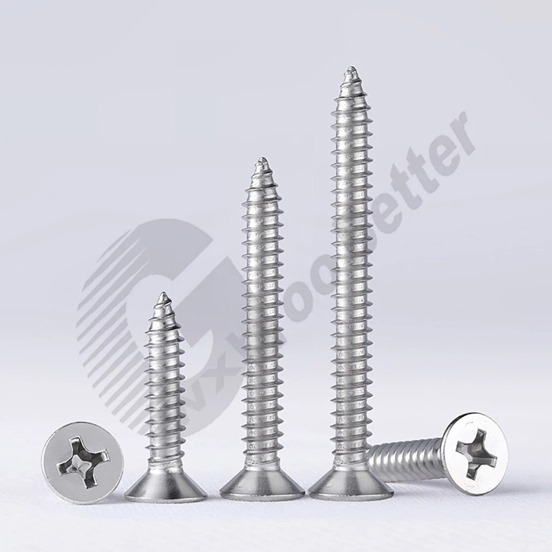 M1, M1.2, M1.4, M1.7, M2, M2.2, M2.6 Countersunk Self-Tapping Screws – 304 Stainless Steel