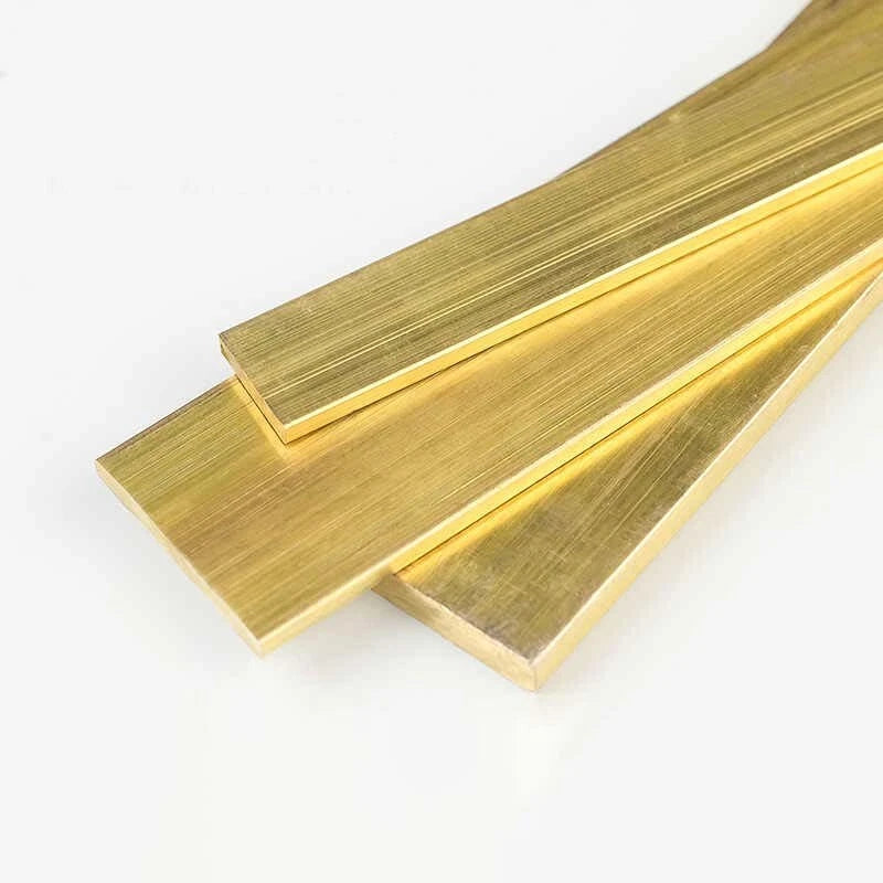 Brass Flat Bar Plate Strip Thick 15mm-32mm Length 100mm Metal Model Making Sheet