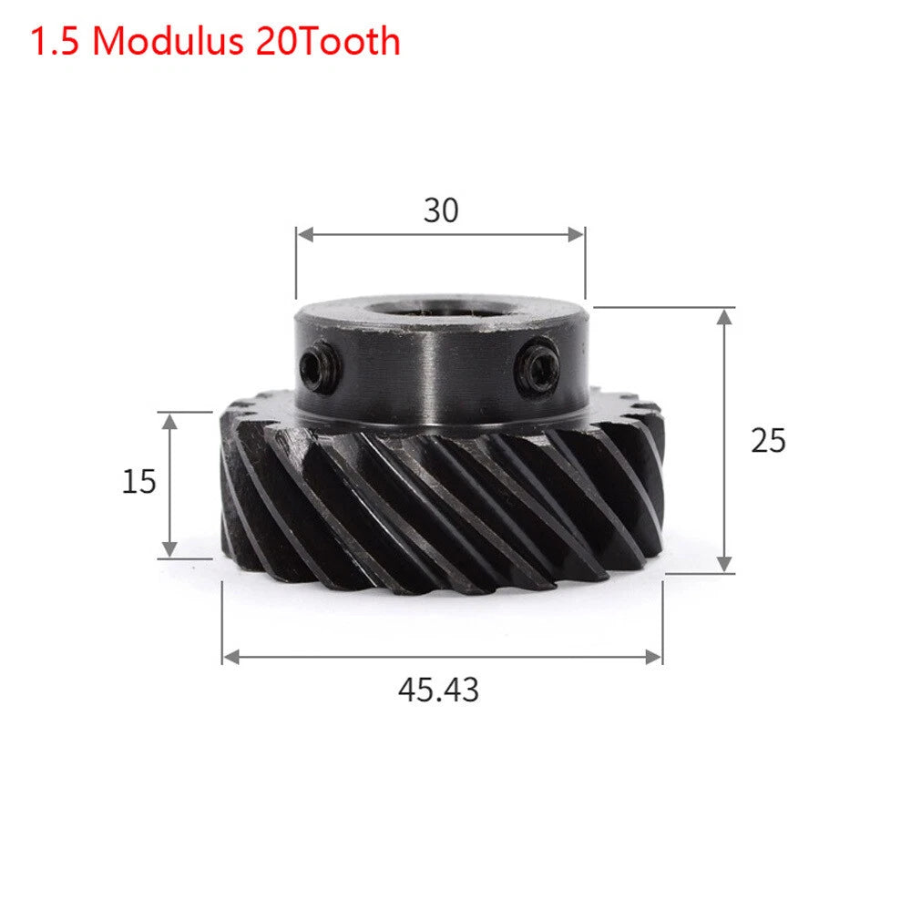 1.5/2 Modulus Helical Gears With Step/Keyway Left Spiral Motor Transmission Gear