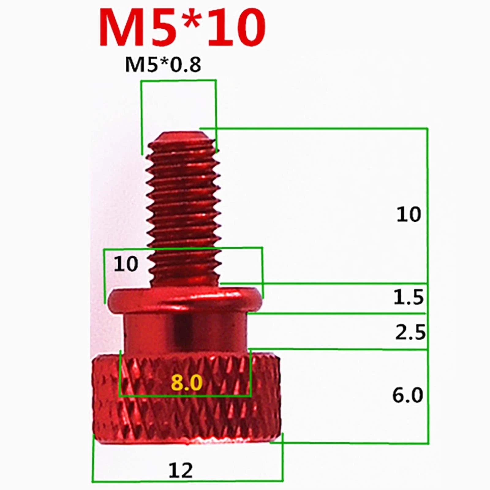 M5 M6 Thumb Knurled Screws Applied In The Precision Equipment And Instruments