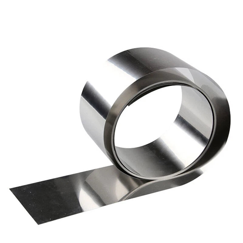 304/301 Stainless Steel Shim Sheet – Bright Polish, 0.02–0.45mm Thick, Cut-to-Size