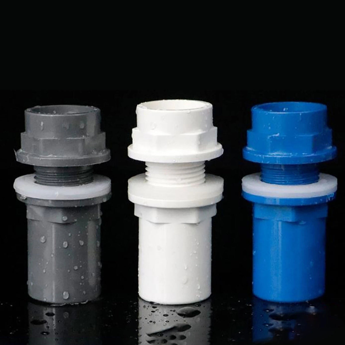PVC Water Supply Pipe BSP Threaded Fittings Adapter Joint 1 2"- 4" BSP- 4Color