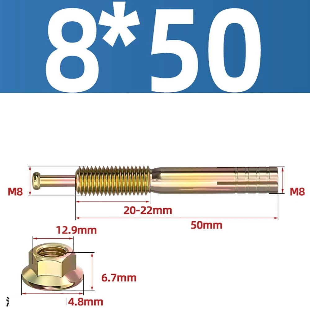 Carbon Steel Expansion Anchor Bolts — M6 to M24, 45mm to 250mm
