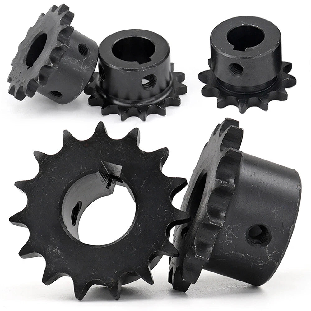 45#Steel Roller Chain Sprocket Wheel 04C Pitch 6.35mm 21~26 Teeth Bore 8~25mm