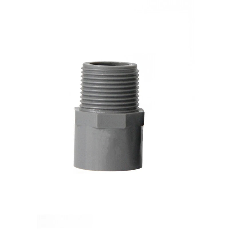 Grey PVC 40mm ID Pressure Pipe Fittings Metric Solvent Weld Various Parts