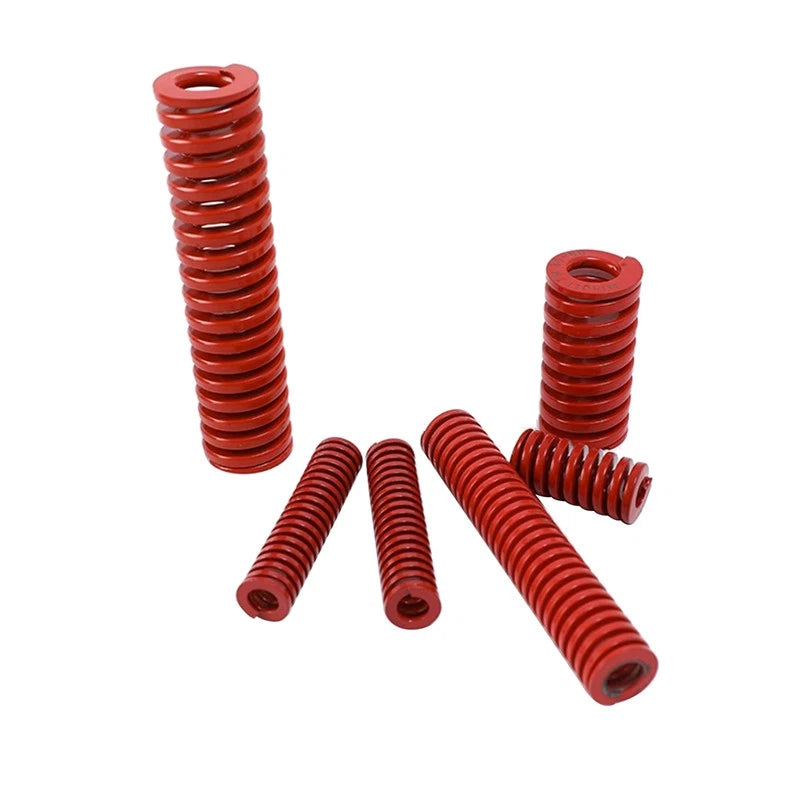 Heavy Load Duty Compression Die Spring OD 8-50mm ID 4-25mm Long 15-450mm Red