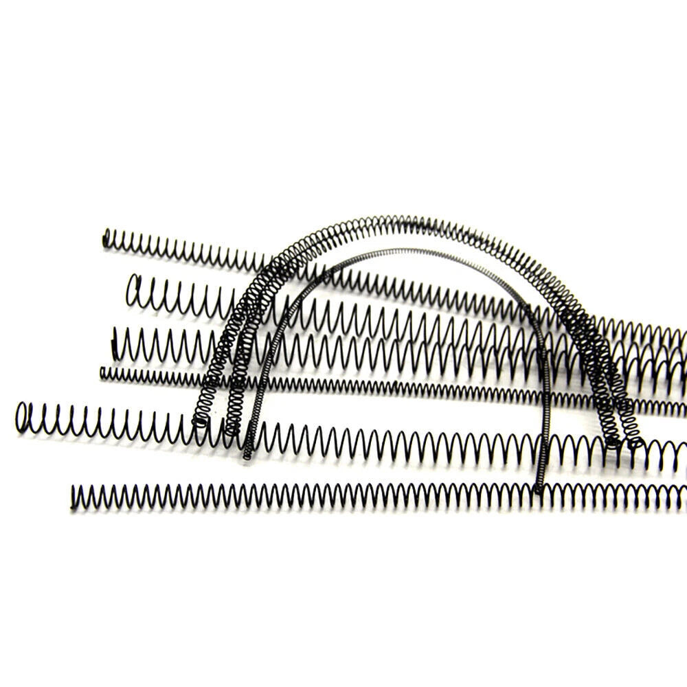 Compression Spring Black 0.3-6mm Wire Diameter Small Springs Steel 305mm Length