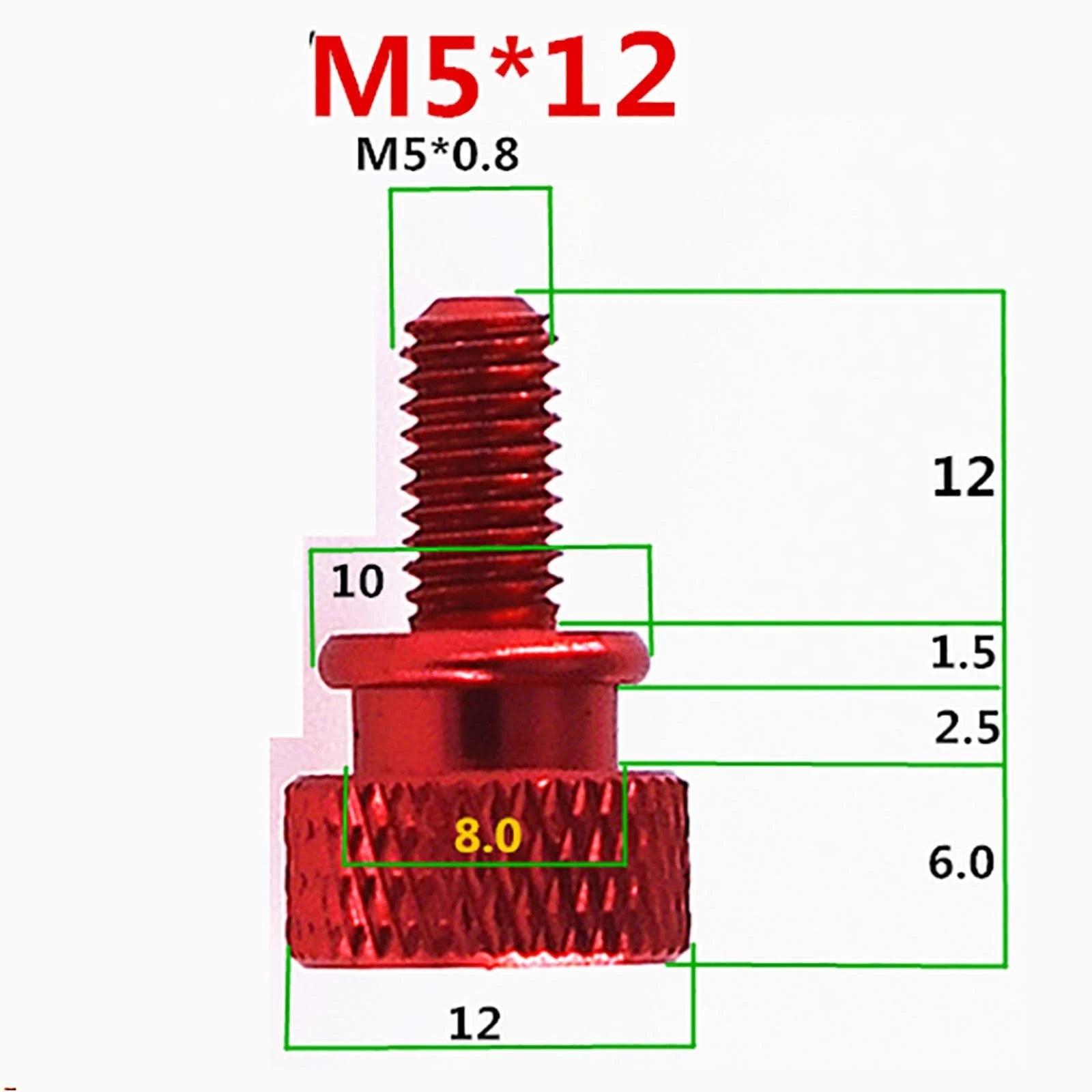 M5 M6 Thumb Knurled Screws Applied In The Precision Equipment And Instruments
