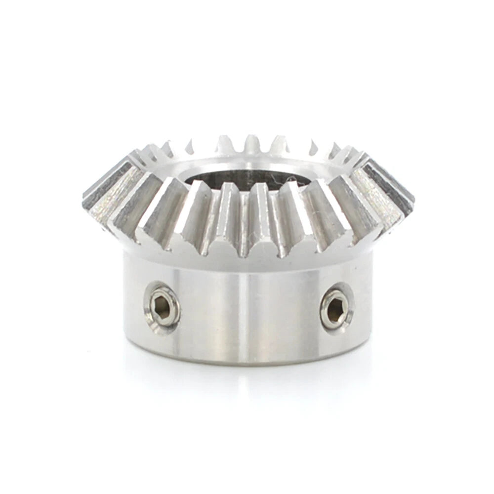 1-3 Module 15-30 Teeth Stainless Steel Umbrella Bevel Gear 90° Angle, Ratio 1:1