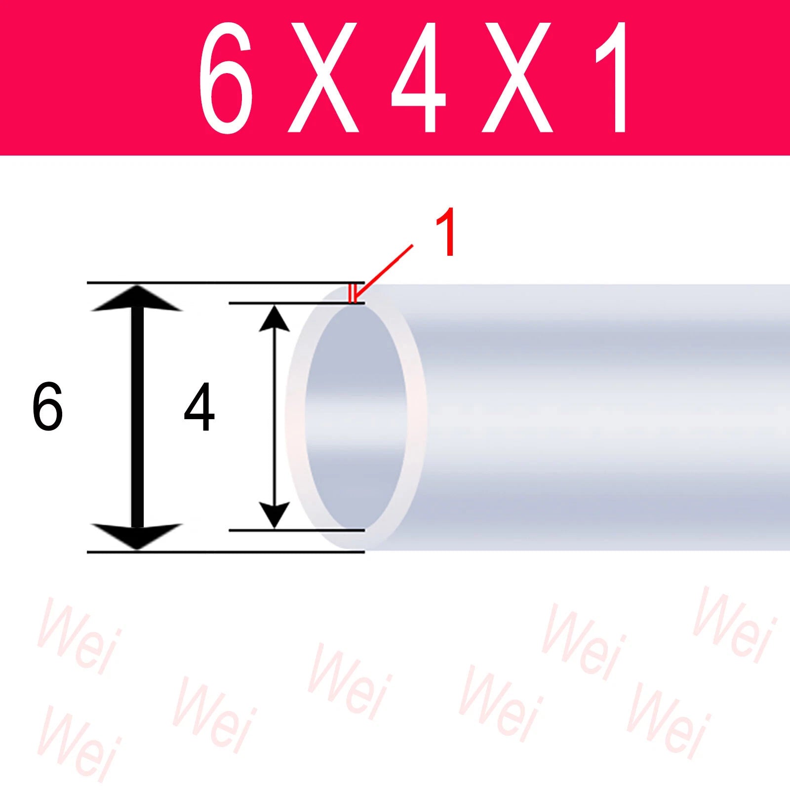 Clear Flexible PVC Tubing – OD 3mm to 57mm, Custom Cut Lengths