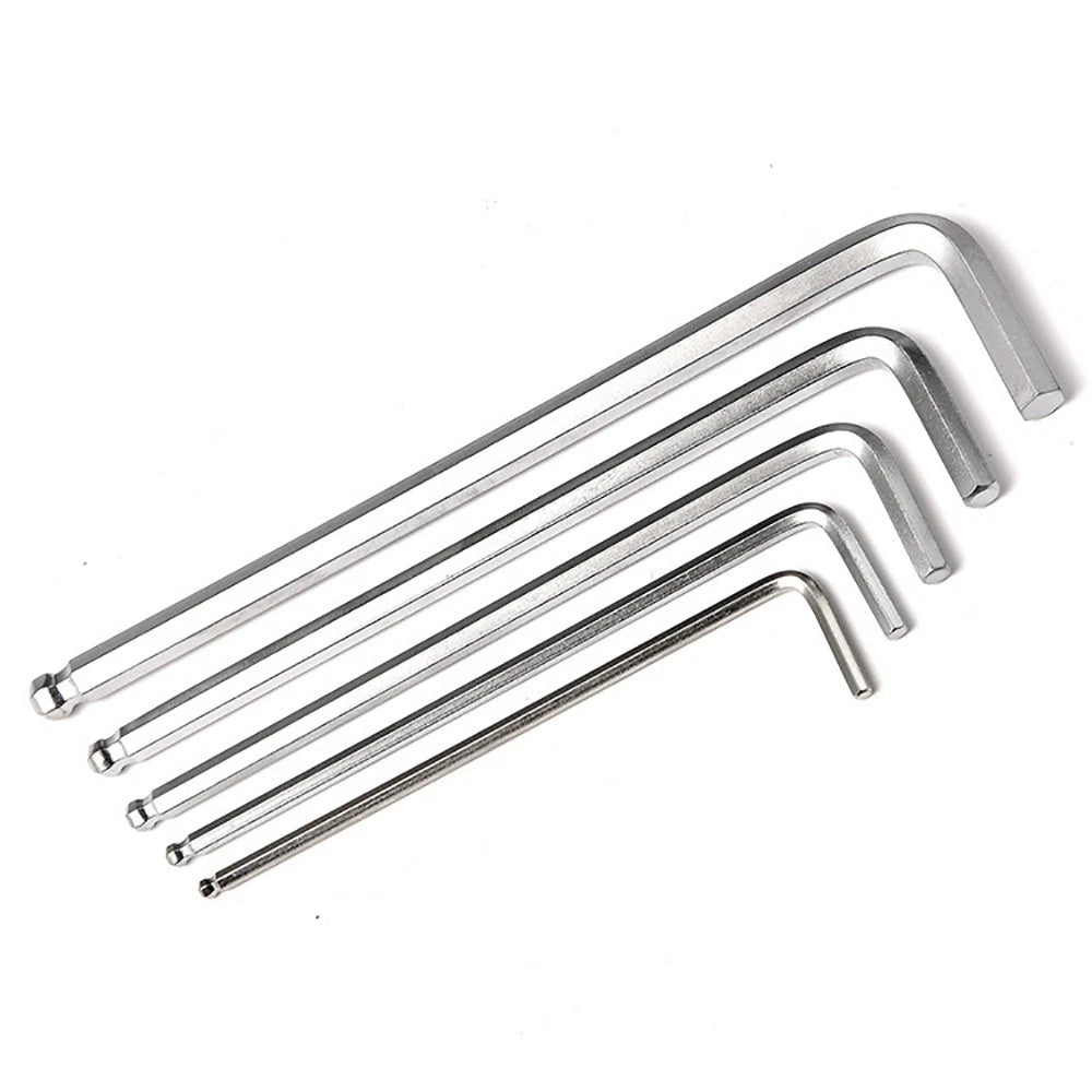 Hexagon Key Hex Long Arm Ball End Wrench 1.5-19mm Allen Wrench L Shape Allen Key