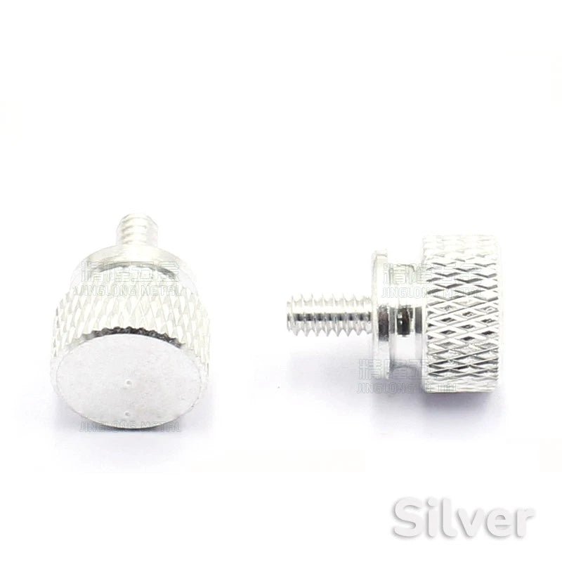 6 - 32 x 1/4" Aluminum Knurled Thumb Screws for PC Case & DIY Builds - HomeDIYer