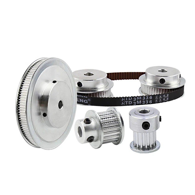 2GT Timing Pulley Synchronous Wheel 14-30 Teeth 6/10mm Belt 4mm-15mm Bore for 3D