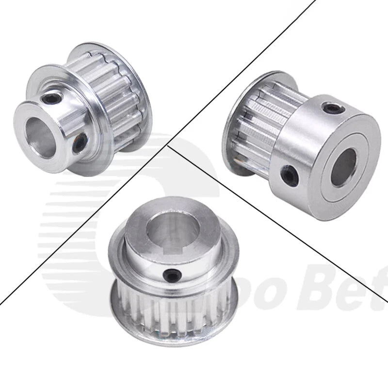 XL 3/8" Timing Belt Drive Pulley 10 - 40 Tooth Bore 4-25mm With Hub Extra Light