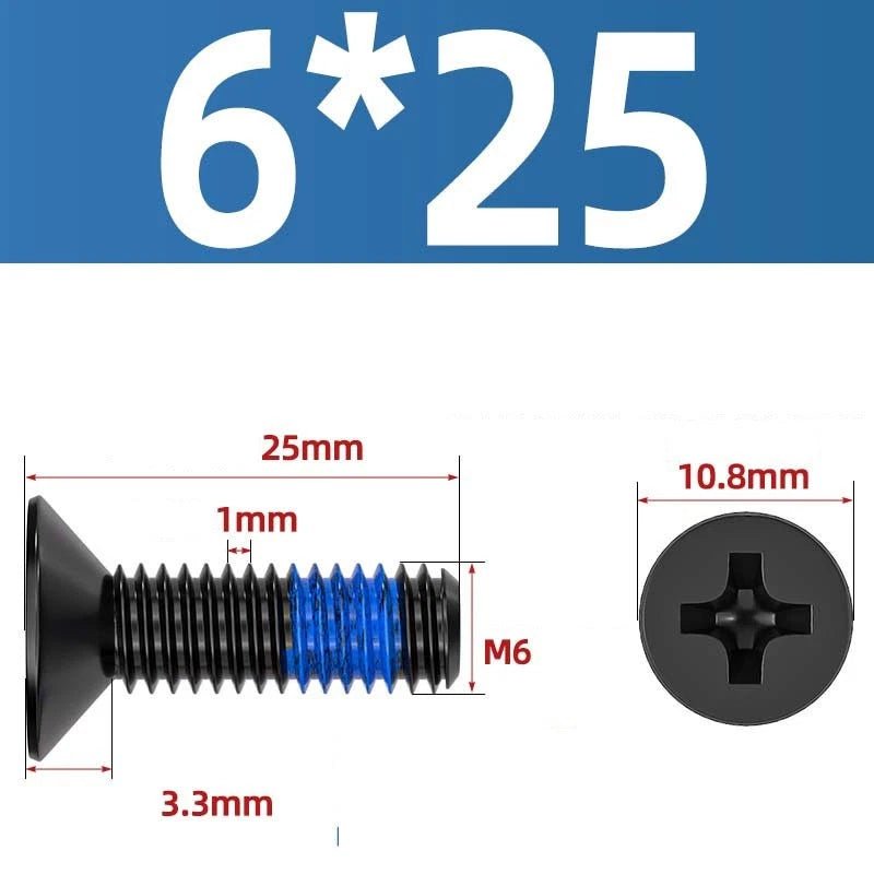 M1.2–M6 Phillips Flat Head Machine Screws | Carbon Steel | Black & Nickel Plated - HomeDIYer