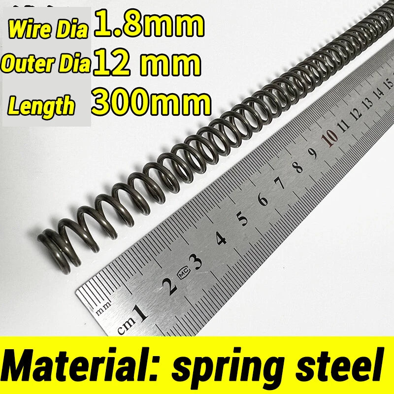 Compression Spring Various Size 2-60mm Diameter & 300mm Length Pressure Small