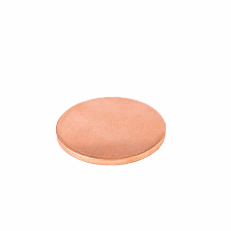 Brass/Red Copper Solids Discs Blanks Metal Round Sheets Thick0.3-6mm Dia 10-80mm